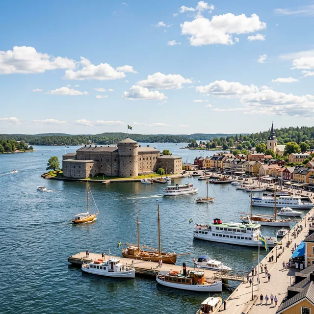 Hemstädning på Vaxholm